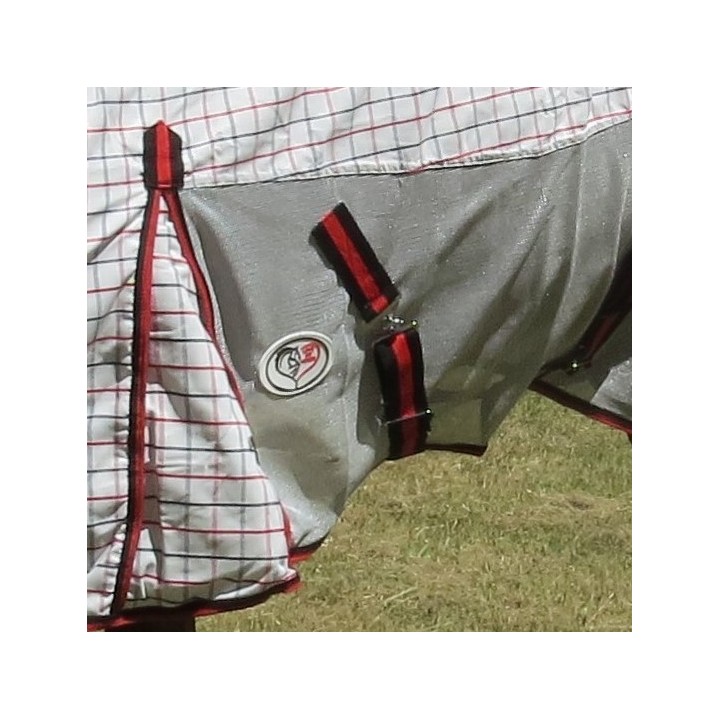 5'0 - 6'9 Red/Black Poly Cotton / Dura Mesh Hybrid Combo