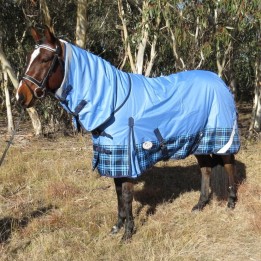 5'0 5'3 600D Rainsheet Combo Blue Horse Rugs | LOVE MY HORSE AU